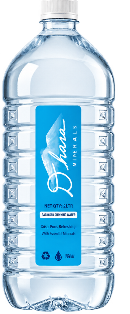 Dhara Minerals 2 LTR packaged drinking water bottle